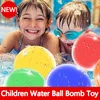 New Reusable Water Balloons Quick Fill Self-Sealing Water Bombs Soft Silicone Water Splash Ball Magnetic Water Ball Outdoor Games Z0007