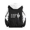 Erkek Hoodies Anime K Cosplay Hoodie Homra Baskı Fermuar Üstleri Ekleme Ceket Yaz Spor Siyah Kamuflaj Ince Ceket Kan Kemik Kül Yok