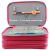 Tassen schattige penaal schoolpotloodkast voor meisjes jongens penalty grote potloodcase drie ritssluiting 52 slots pen doos briefpapier cartridge kit tas