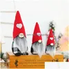 Christmas Decorations Gnomes Doll Mrs Mr Santa Scandinavian Swedish Tomte Gnome Figurines Xmas Ornaments Home Decoration Jk2008Xb Dr Dhvnx