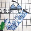 Summer Beach Sunshine Designer Womens Swimwear Two-piece Bikinis Stitching sexy D pants G letter swimsuit luxury Bikini Swimsuit Sunscreen Celadon Porcelain2024