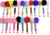 Card Grabber Household Self Defense Keychains Women Fashion Cute Credit Cards Puller Pompom Acrylic Debit Bank For Long Nail Atm Rabbit Fur