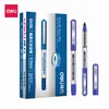 Pens Deli 36pcs 0,5 mm czarny niebieski czerwony kolorowy atrament Ballpoint Pench do szkolnego biura do pisania dostaw wizywny atrament słodki długopis biznesowy