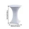 Table Cloth Cocktail Covers Wedding Party Thanksgiving Bench Round Fitted Tablecloth For Folding Desk Stretch