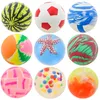 Balloon 10Pcs-29MM Bouncy Ball Marbles Rubber Jumping Balls Outdoor Games Anti-stress Garden Children Water Toys Kids Party Favors Gift 230628