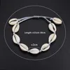 Pendanthalsband Hot European Style Natural White Seashell Armband Halsband Handvävda kvinnor smycken Creative Conch Shells Accessories Wholesale 230613