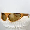SWIFT OVAL GÜNEŞ GÖZLÜKLERİ SİYAH Kadın Dalga Maskesi Güneş Gözlüğü Tasarımcı Erkek Güneş Gözlüğü Degrade Lensler Oval Çerçeve Günlük Moda Tatil Gözlükleri