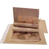 Envelopes Hysen 30/50 unidades Kraft Honeycomb acolchoados envelopes grossos para envio e embalagem Envelope de favo de mel de papel reciclado premium