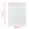 Buste 50 Pz/pacco 200*250mm Bianco Perla Spazio Utilizzabile Buste postali a bolle d'aria imbottite Buste postali autosigillanti