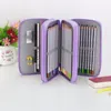 Torby Śliczne Penel School Pencil Case for Girls Chłopcy Karanie Big Pencilase Three Zipper 52 Slots Pen Box Passerery Waspak