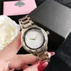 Luxury Rose Gold Fashion Women Watches rostfritt stål armbandsur av hög kvalitet designer klocka