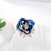 Classique Rose Fleur Broches Pour Femmes Alliage Rose Fleur Mariages Bureau Casual Broche Pins Cadeaux