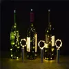 ストリング10/20 LEDライトストリングバッテリー操作コルクシェイプワインボトルライトナイト装飾クリスマス結婚式の年のおめでとう