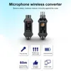 Mikrofonlar Mikrofon Kablosuz Sistem Mikrof Telefon Kablosuz Verici Sistemi Şarj Edilebilir 2.4 GHz Kablosuz Gitar Audiotransmisyon Sistemi48V