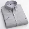 Camisas sociais masculinas verão casual slim fit moda manga curta Harmont 100 algodão bordado blusa Blaine 230629