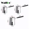 Coffeware-Sets Walfos Wachsschmelztopf mit langem Griff DIY Kerze Seife schmilzt Topf Duftwachs schmilzt Metall Kaffee Toroid Krug 230628