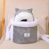 Cat Beds Outdoor Travel Plush Accessories Winter Pets Transportation Pet Carrier Bag Dogs Backpack Cage Bags