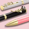 Rose Metal Business Signature Ballpoint Pen Gel Stationery For School Office Accessories Supplies Pens