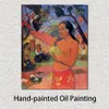 Woman Holding A Fruit Ii Paul Gauguin Paintings Reproduction Hand Painted Canvas Art Landscape Artwork for Wall Decor