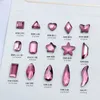 Nail Art Decoraties 50 STUKS Platte Bodem Crystal Rose mini Super Flash Hoge Kwaliteit Glas 3D Manicure DIY Decoratie 230628