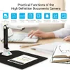 Présentant BK50 Portable 10 mégapixels High Definition Scanner Scanner Capture Taille A4 Document Camera pour le scanner de reconnaissance de fichiers