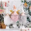 Christmas Decorations Decoration Angel Doll Pendant Tree Hanging Ornaments Xmas Crafts Ees Year Kids Gifts Jk2008Xb Drop Delivery Ho Dhcy1