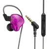 Songlinworld K2 10mm Daynamic In-Ear hörlurar med högkvalitativ silikon öronpropp 3,5 mm mikrofonörhängen