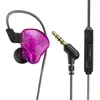 Songlinworld K2 10mm Daynamic Auricolare In-Ear con tappi per le orecchie in silicone di alta qualità da 3,5 mm Auricolari per microfono