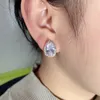 Zestawy biżuterii ślubnej Uilz Fashion Water Drop Cubic Zirconia dla kobiet błyszczące mikro -torbiek trzpieńca Naszyjnik Zestaw Bride 230627