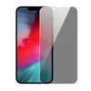 2,5D Prywatna szklana szklana ochrona ekranu dla iPhone'a 14 13 12 11 Pro Max XR XS x 6 7 8 Antyppeing Glass z pakietem detalicznym