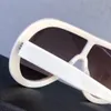 대형 대형 선글라스 베이지 색/갈색 그라디언트 여성 빈티지 Sunnies Gafas de Sol Designer Sunglasses Occhiali da Sole UV400 보호 안경