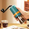 Handmatige koffiemolens Draagbare handmatige koffiemolen voor thuis Koffiemolen met keramische bramen 6 versnellingen Instelbare instellingen Espresso Maker Grinder 230628