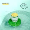 Bath Toys Cute Baby Child Bathing Water Toys Little Frog Baby Shower Electric Water Spray Ball Toy Boys Girls Badrum Toy Birthday Present 230628