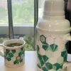 Butelki wodne vintage ceramiczne domek dzban o dużej pojemności miotacz soku soków o wysokiej temperaturze słoik odporności na ręcznie robione pokrywki