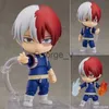 Minifig 10cm My Hero Academia Action Figur Anime Bakugou Katsuki Figurer Midoriya Izuku Model Toys Todoroki Shoto PVC Figurine J230629