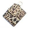 Keychains Lanyards 20 Styles Designer Wallet Keychain Leopard Tie-Dye Print Pu Leather Bag Holder Wallets Credit Card Key Ring Wri Dhrkf