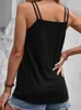 Damen-Tanks, Sommer-Fitness-Tanktop, aushöhlen, gekerbter Kragen, Leibchen, lockeres Modell, Damen-T-Shirt mit V-Ausschnitt, schlanke Tops, modische Damenkleidung