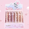 Canetas 36 PCs/lote kawaii sakura pingente caneta gel para escrever fofos 0,5mm Black Pen Presente de papelaria