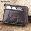 Luxus Marke Mini Designer Brieftasche für Männer Großhandel Neue Männer Kurze Casual Fashion Zipper Zwei Falten Pu Null mans brieftaschen aus echtem leder