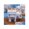 Party Favor Favors Lucky Elephant Tea Light Candle Holder Gift Drop Delivery Home Garden Festive Supplies Event Dhyg9