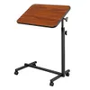 Adjustable Rolling Laptop Desk Stand Computer Desk Table Sofa Bed Side End Table