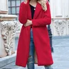 Trench da donna OUSLEE Cappotto lungo per donna Autunno Inverno Caldo Top Cardigan Abbigliamento donna 2023 Giacca a vento in peluche Capispalla