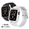 Smart Watch Stems för Apple Watch Band 44mm 45mm 49mm 42mm IWATCH 7 8 6 5 4 SE TPU Skydd Cover Silicone Watchband Cases