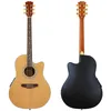 Câbles Stock Round Back Guitar 6 String Guitare acoustique électrique Guitare folk de 41 pouces avec égaliseur