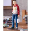 Minifig 18 см POP UP PARADE One Punch Man Аниме Рисунок One Punch Man Сайтама OPPAI Толстовка с капюшоном Фигурка Коллекция Модель Кукла Игрушки J230629