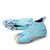 Sapatos de segurança de futebol de tornozelo alto para homens botas de futebol antiderrapantes ao ar livre TFGF Training Futsal sapato Superfly chuteiras tênis de grama 230628