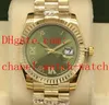 Real Photo 36 mm 178384 Diamond Roman Dial Watch Men's Watch en acier inoxydable et or Automatiques Mélanges mécaniques