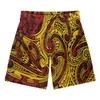 Shorts Masculino Polinésia Tribal Samoa Totem Tatuagem Samoa Impressões Basquete Masculino Color Patchwork Solto Corrida Esporte Ginásio Malha Respirável