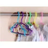 Hangers Rekken Draagbare Kinderen Kleerhanger Multifunctionele Peuter Baby Jas Plastic Hanger Haak Outdoor Kleding Jas Drogen x0629