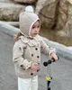 Piżama maluch ubrania dziewczyny marka Babytoly Baby Knit Sweters Spódnica jesienna zima dla dzieci Modna bawełniana bawełniana niemowlę 230628